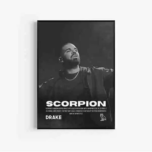 Drake Scorpion Poster