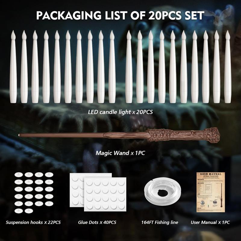 Spooky Floating LED Candles