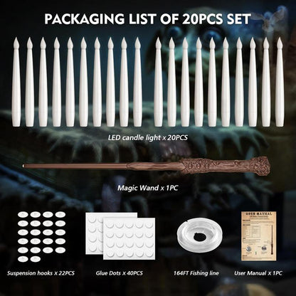 Spooky Floating LED Candles