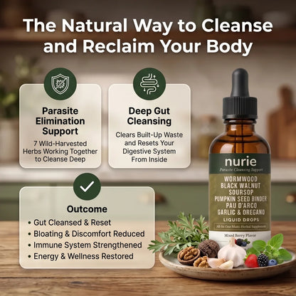 Nurie Wild-Harvested Wormwood Herbal Drops