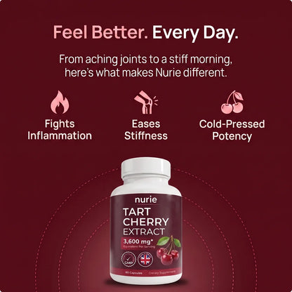 Nurie Natural Tart Cherry Extract 3,600mg