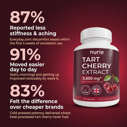 Nurie Natural Tart Cherry Extract 3,600mg