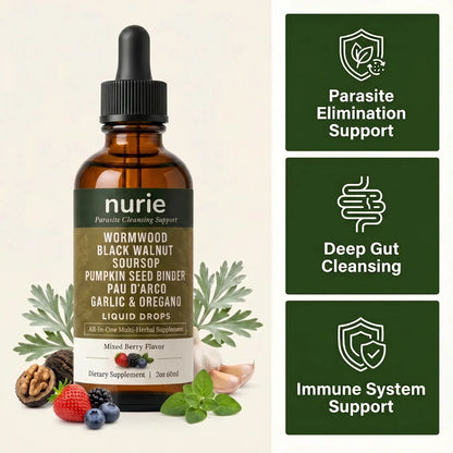 Nurie Wild-Harvested Wormwood Herbal Drops
