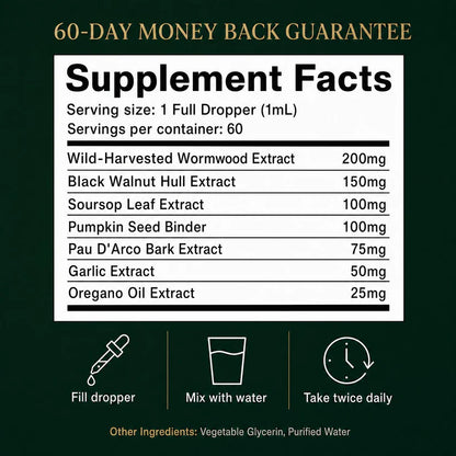 Nurie Wild-Harvested Wormwood Herbal Drops